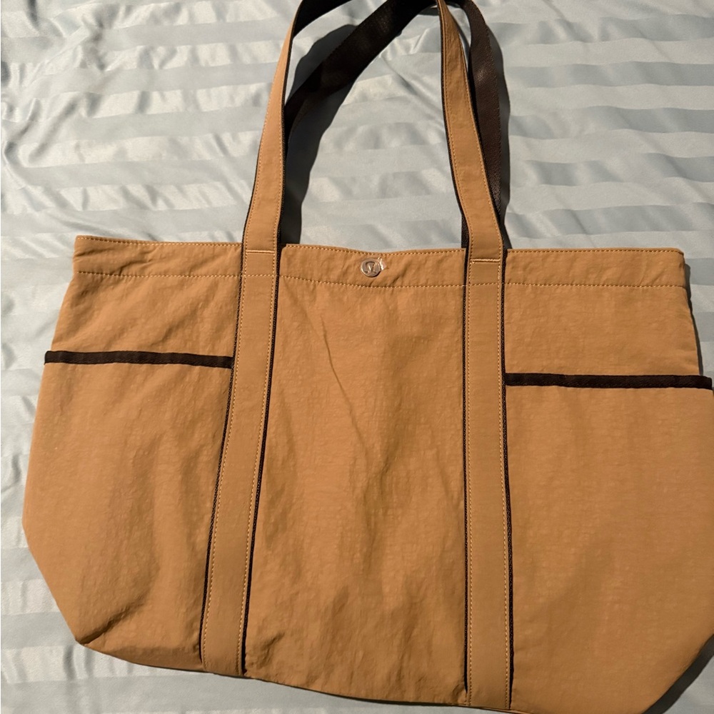 Lululemon Tan Tote Bag